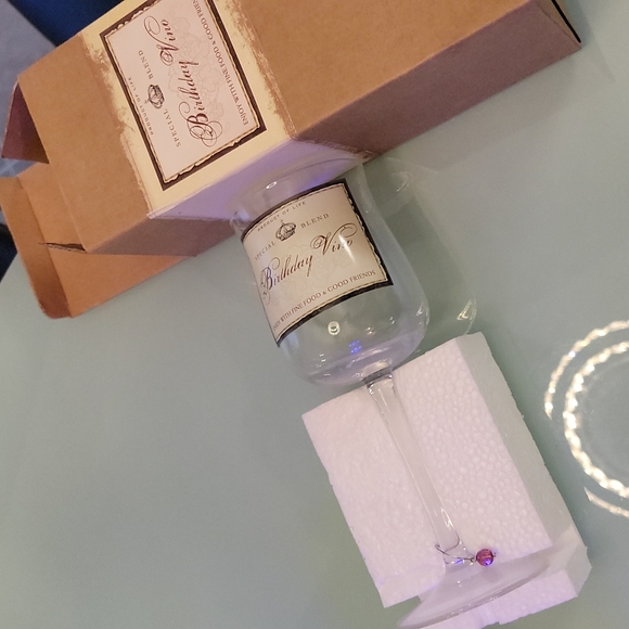 Wine Time. Birthday wine glass. New. - Picture 3 of 5